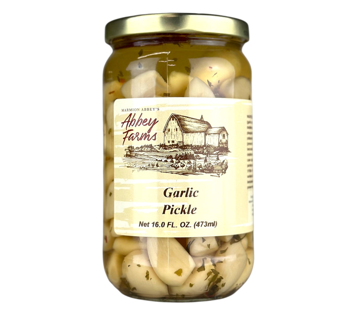 Abbey Farms Pickled Garlic