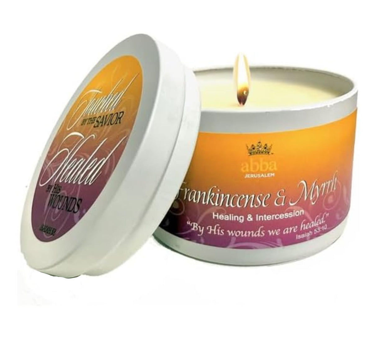 Frankincense & Myrrh Candle (round tin)