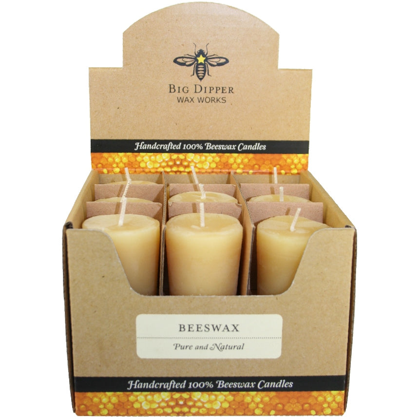 Beeswax Votives (Box of 18)