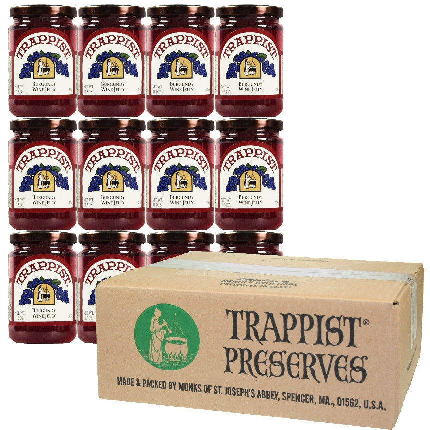Burgundy Wine Trappist Jelly (12 Pack)