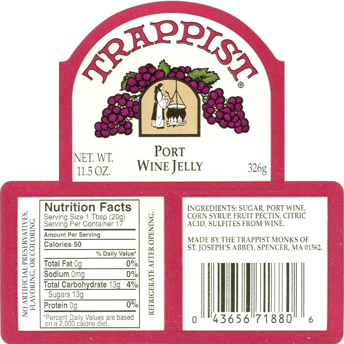Port Wine Trappist Jelly (12 Pack)