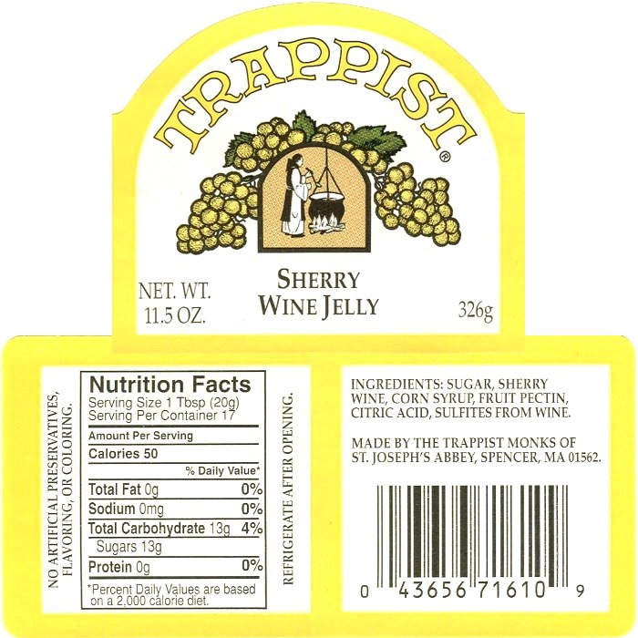Sherry Wine Trappist Jelly (12 Pack)