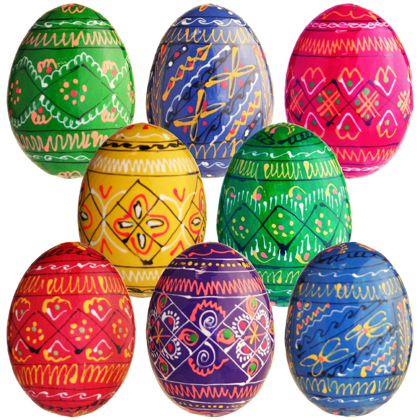Pysanky (set of 8)