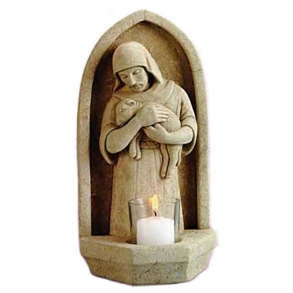 Good Shepherd Stone Votive