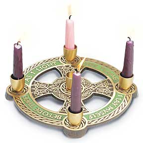 Book of Kells Advent Wreath