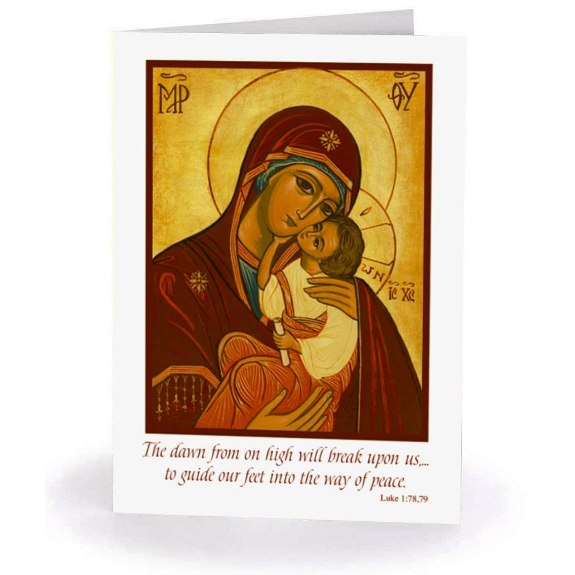 Madonna & Child Icon (box of 20) WCA3178