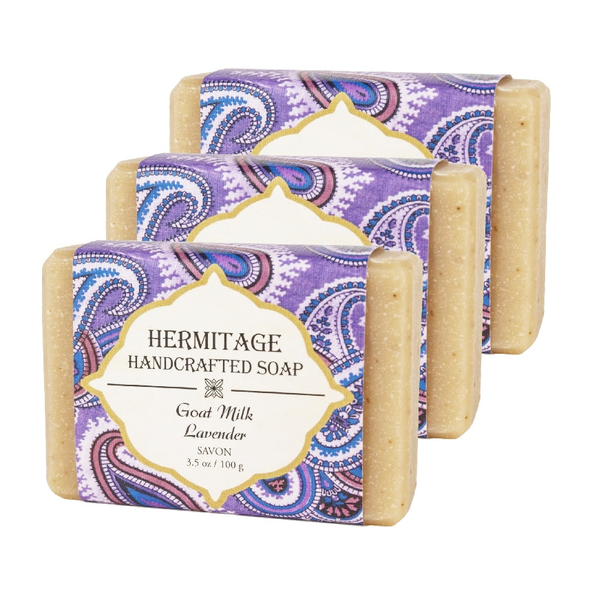 Goat Milk Lavender Bar Soap (3 bars)