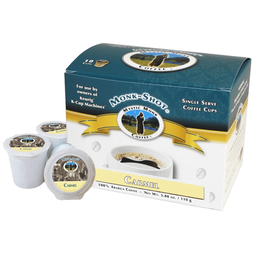 Monk Shots Carmel Coffee (10 pods)