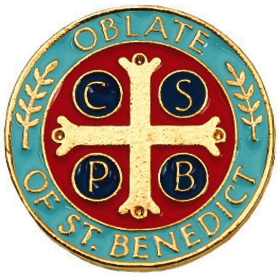 Benedictine Oblate Lapel Pin