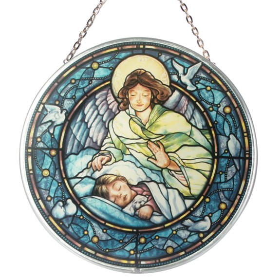 Guardian Angel Glass Suncatcher (GIRL)