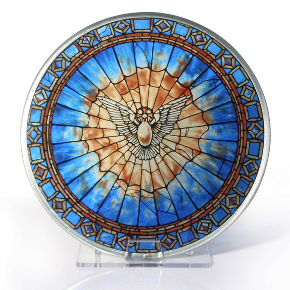 Holy Spirit Glass Suncatcher