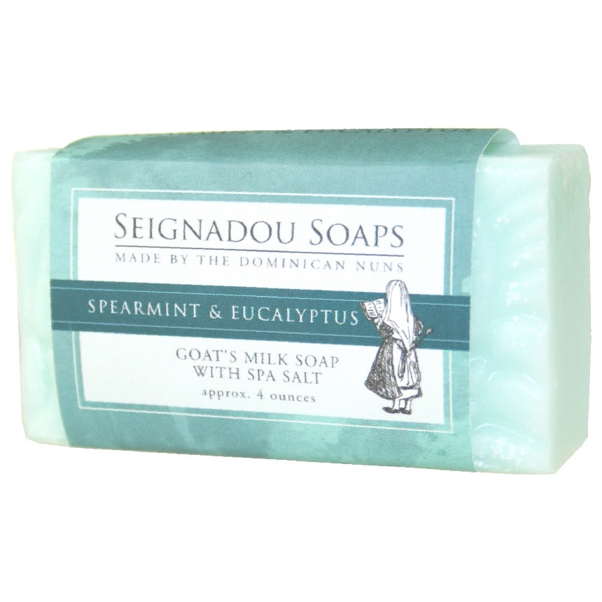Spearmint & Eucalyptus Bar Soap (with goat's milk)