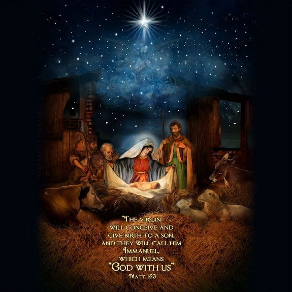 The Nativity LED Prayer Candle