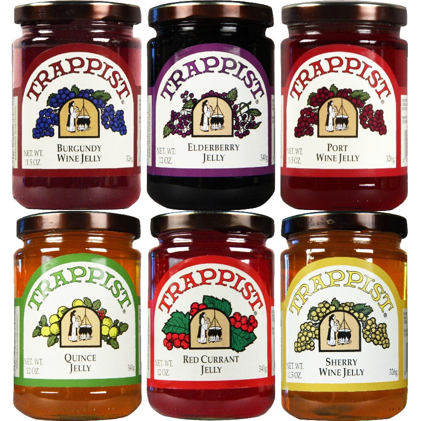 Trappist Preserve All Jellies 6-Jar Sampler