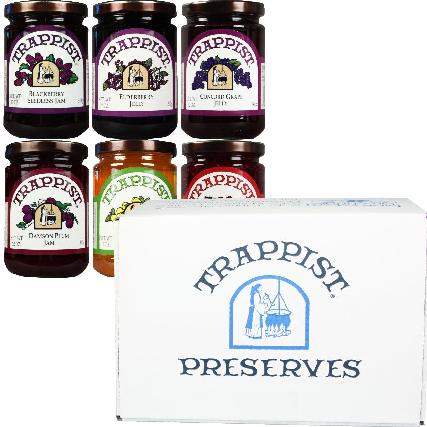 Trappist Preserve Jams & Jellies 6-Jar Gift