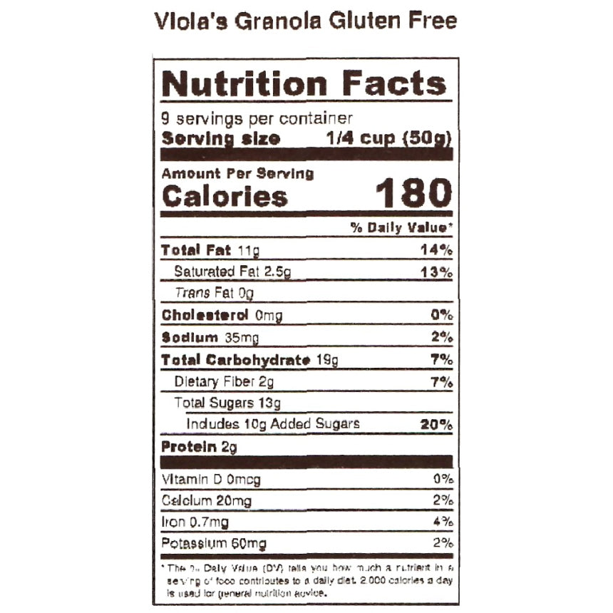 Viola's Granola Gluten-Free