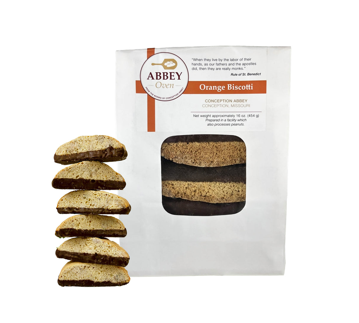 Abbey Oven Orange Biscotti (1-lb. bag)
