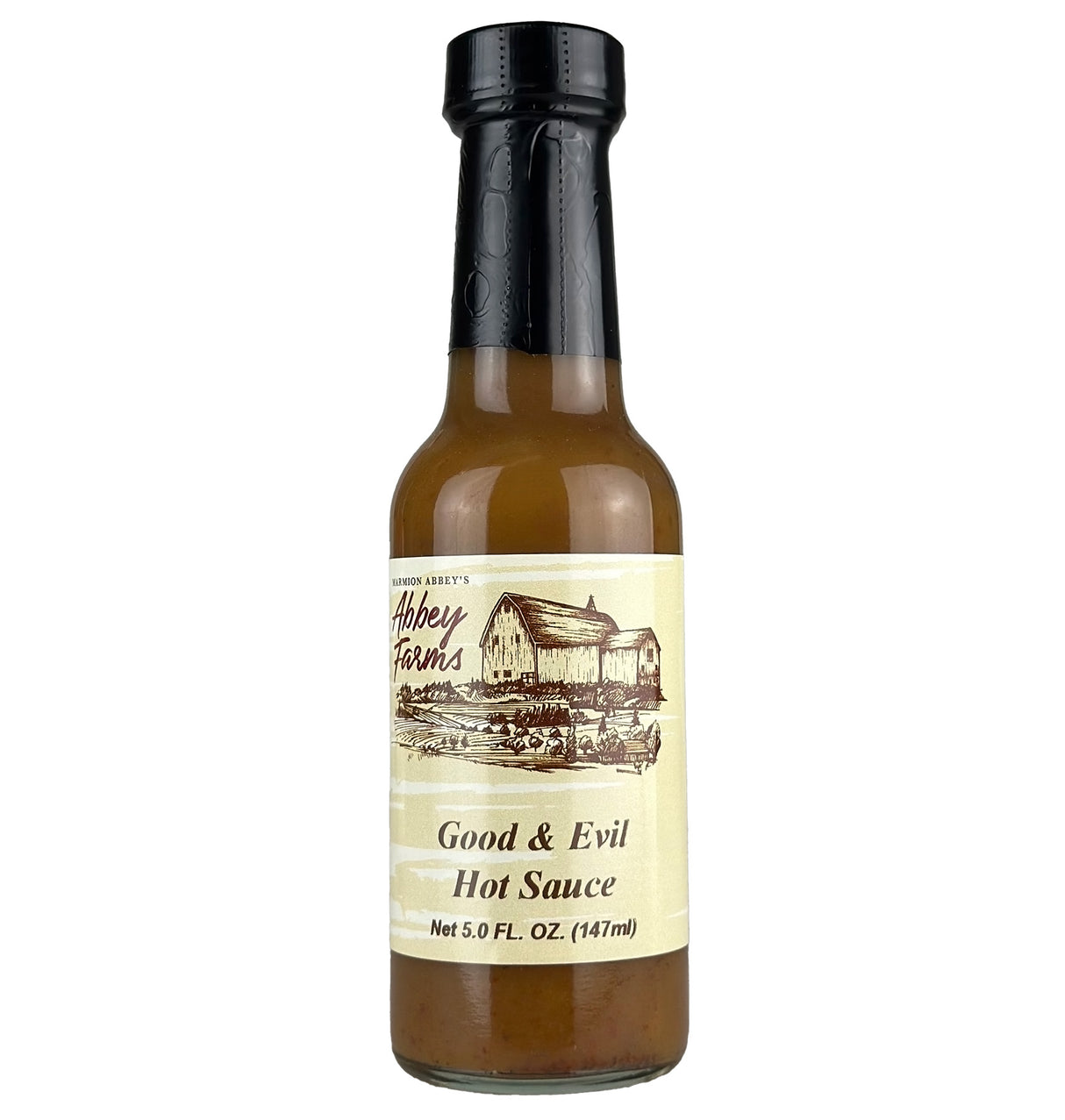 Abbey Farms Good & Evil Hot Sauce (mild heat)