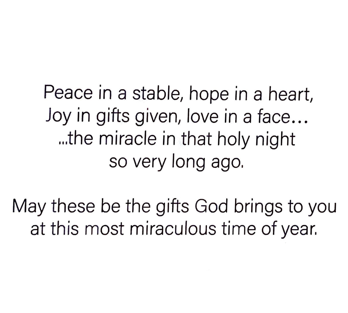 Peace Hope Joy Love (Box of 20) WCA3342