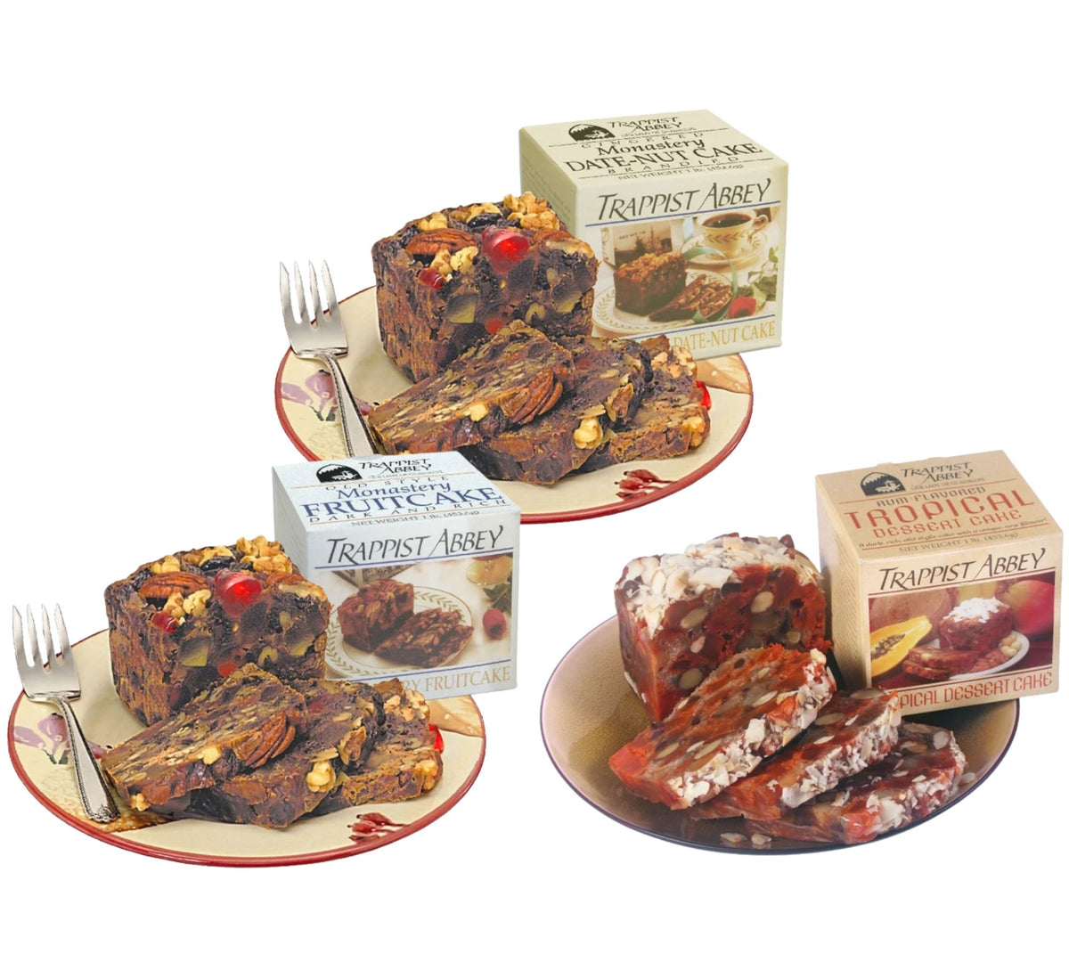 Trappist Abbey Fruitcake Trio