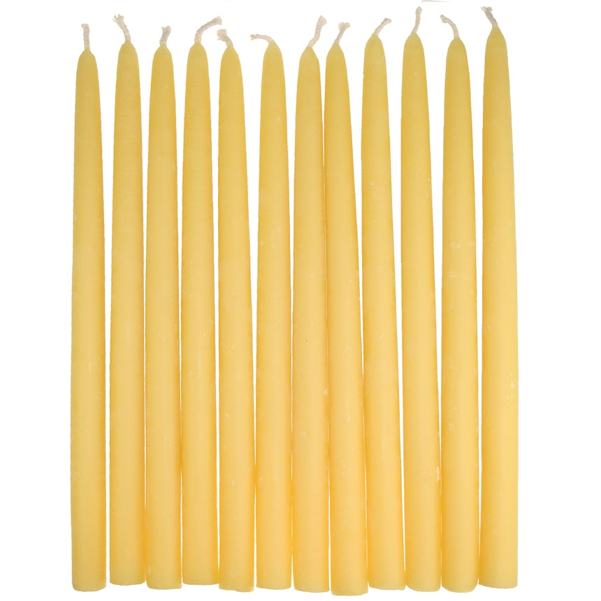 Beeswax Table Candles (set of 12)