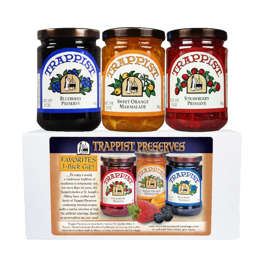 Trappist Preserves Favorites 3-Jar Gift