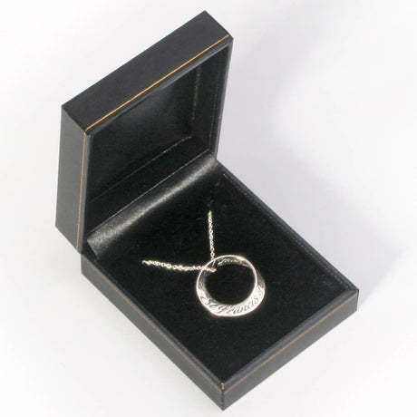 St. Francis Prayer Mobius Necklace (Silver)