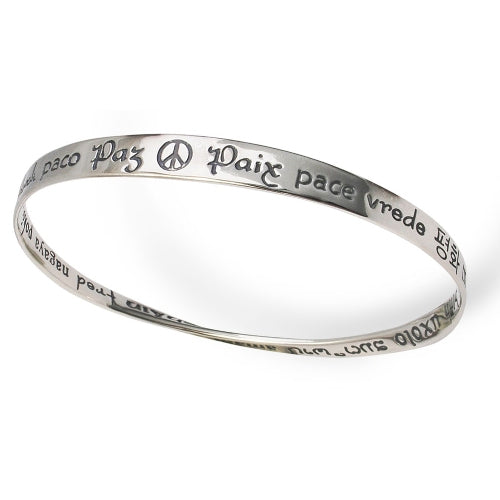 Peace Mobius Bracelet (silver) – Monastery Greetings