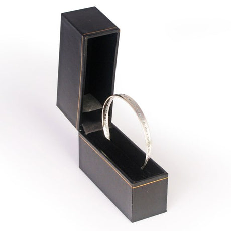 Irish Blessing Mobius Bracelet (silver)