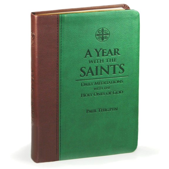 A Year with the Saints (Imitation Leather)