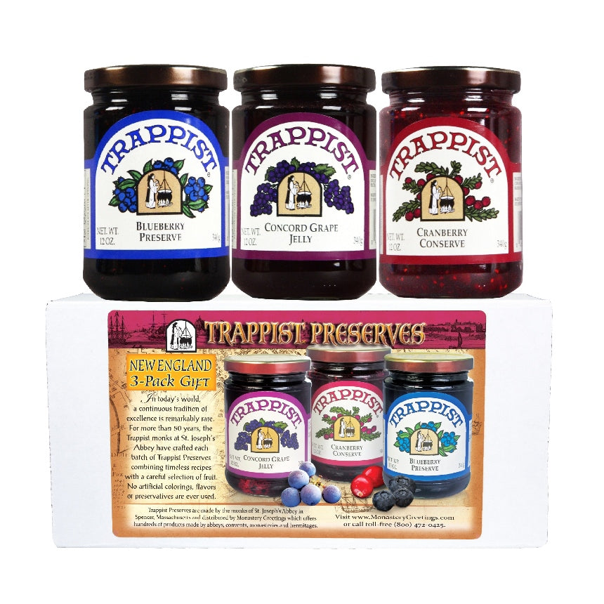 Trappist Preserves New England 3-Jar Gift
