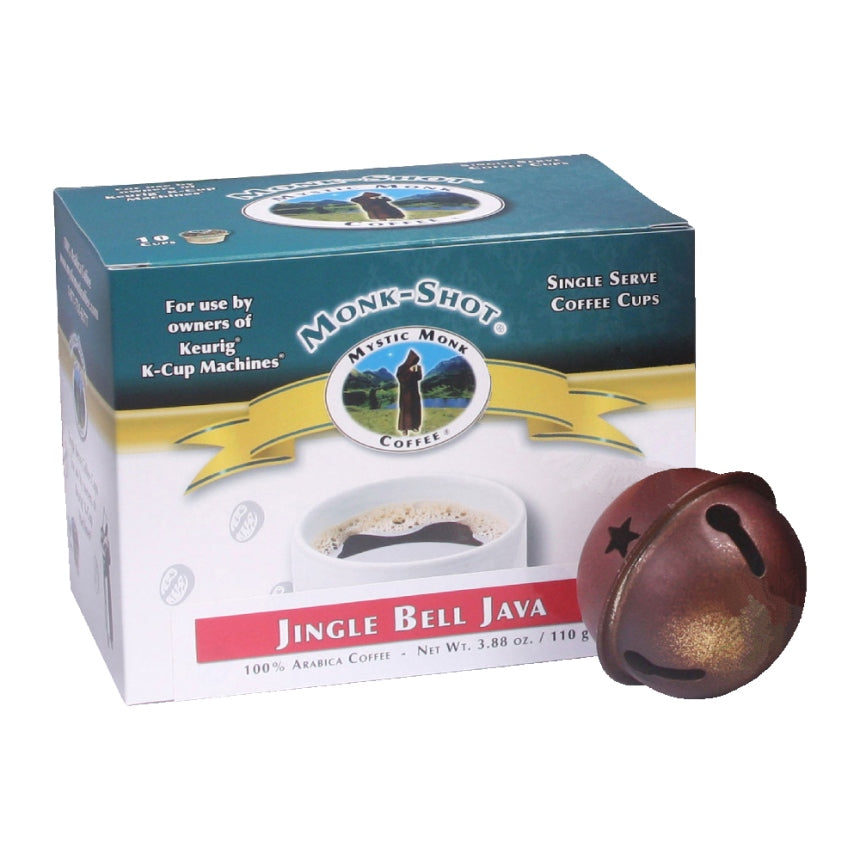 Monk Shots Jingle Bell Java (10 pods) – Monastery Greetings