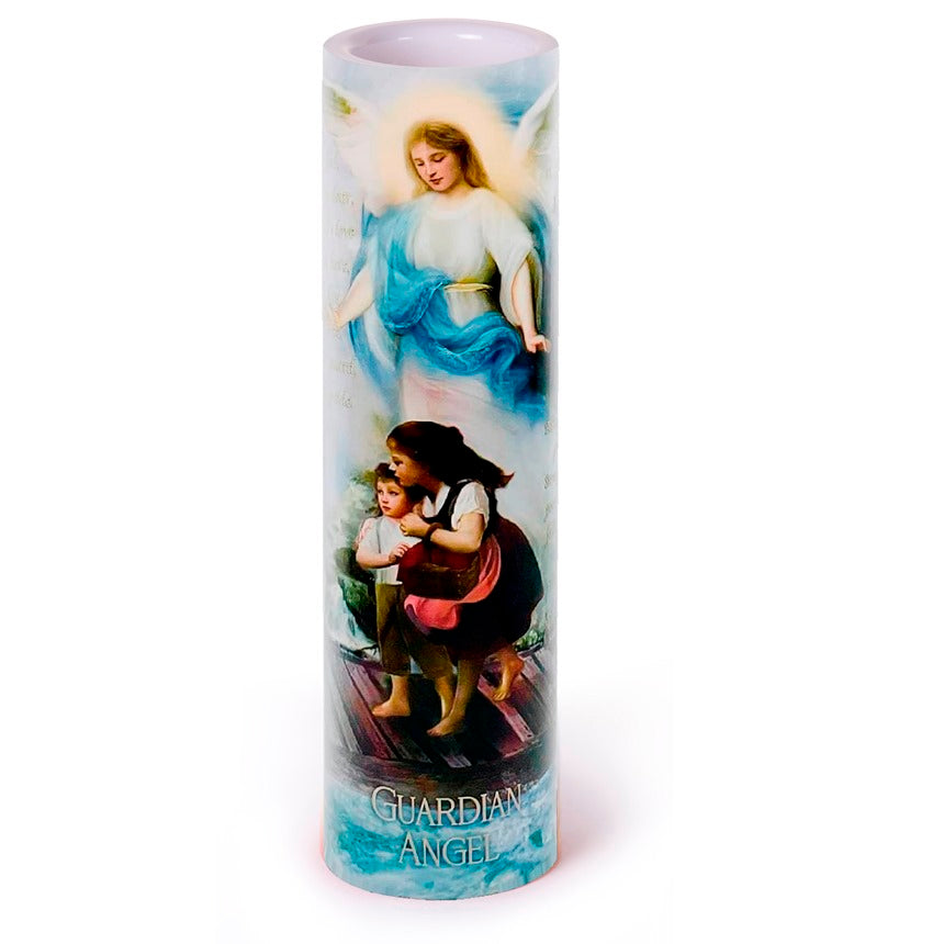 Guardian Angel LED Prayer Candle