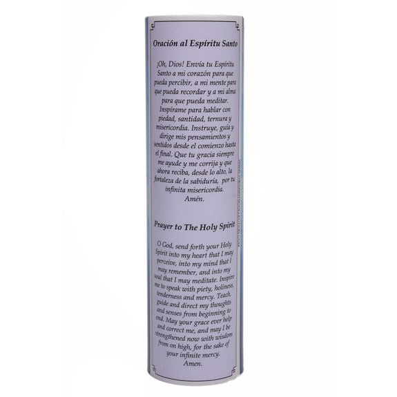 Holy Spirit LED Prayer Candle