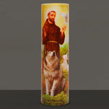 St. Francis LED Prayer Candle