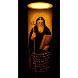St. Benedict LED Prayer Candle