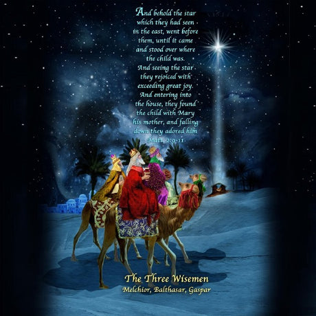 The Three Wisemen LED Prayer Candle