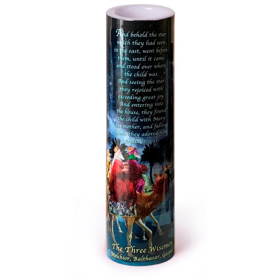 The Three Wisemen LED Prayer Candle