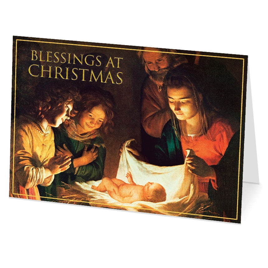 Manger Scene Christmas Cards