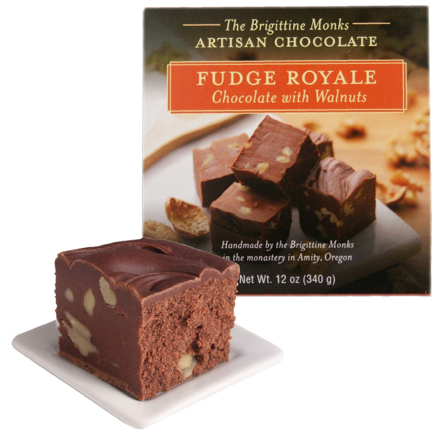 Chocolate Fudge Royale with Walnuts