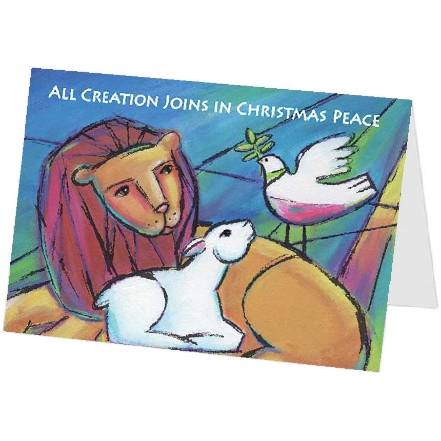 Lion & Lamb Christmas Cards