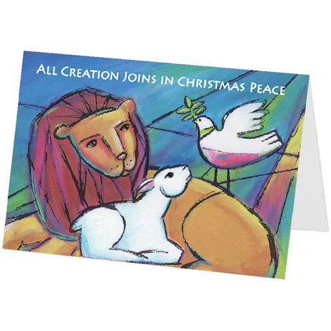 Lion & Lamb Christmas Cards