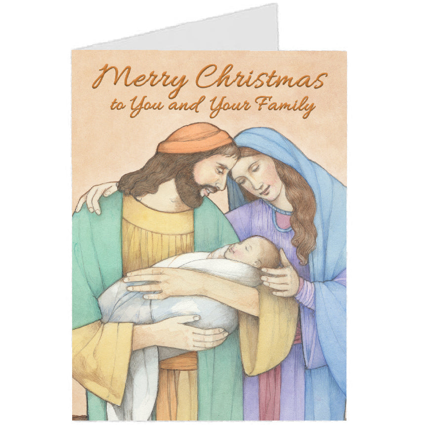 Merry Christmas to You & Your Family (Box of 20) WCA3316 Monastery