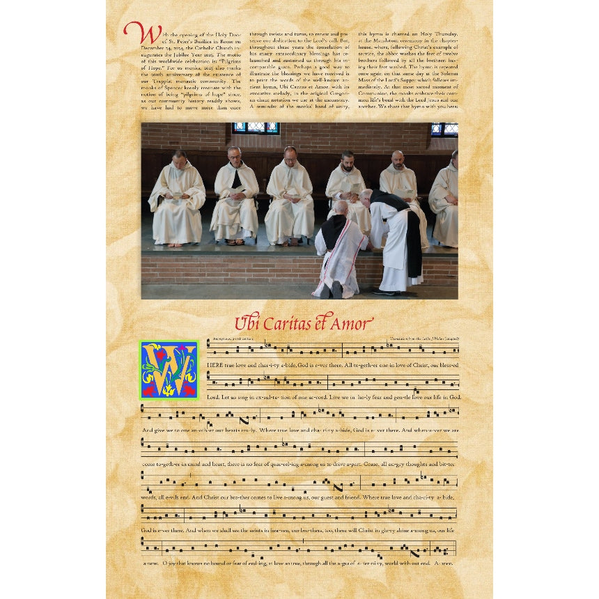 2025 Trappist Wall Calendar