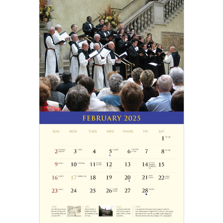 2025 Trappist Wall Calendar