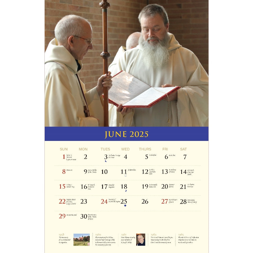 2025 Trappist Wall Calendar