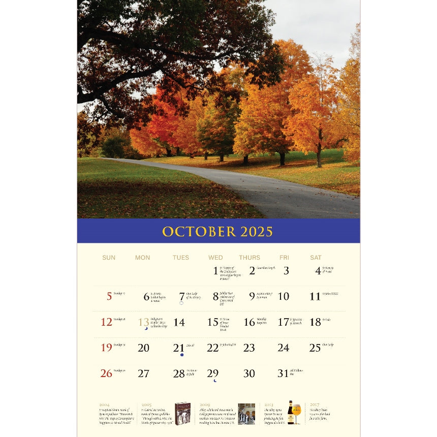 2025 Trappist Wall Calendar