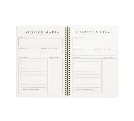 Auspice Maria To-Do Journal (Wire-Bound)