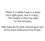 Peace Hope Joy Love (Box of 20) WCA3342